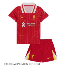 Maglie da calcio Liverpool Prima Maglia Bambino 2024-25 Manica Corta (+ Pantaloni corti)